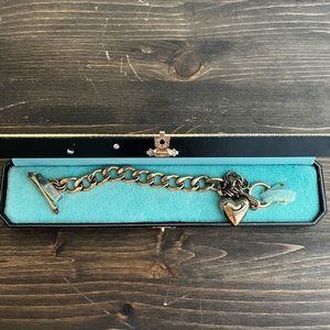 Juicy Couture Heart Bracelet + Case